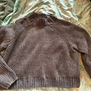 Divided Charcoal Turtleneck Sweater